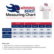 Picture of 2023-24 USA Soccer Jersey - Lightweight Sublimated Design, Interlock Play Fresh Tech, Comfortable Unisex Fit