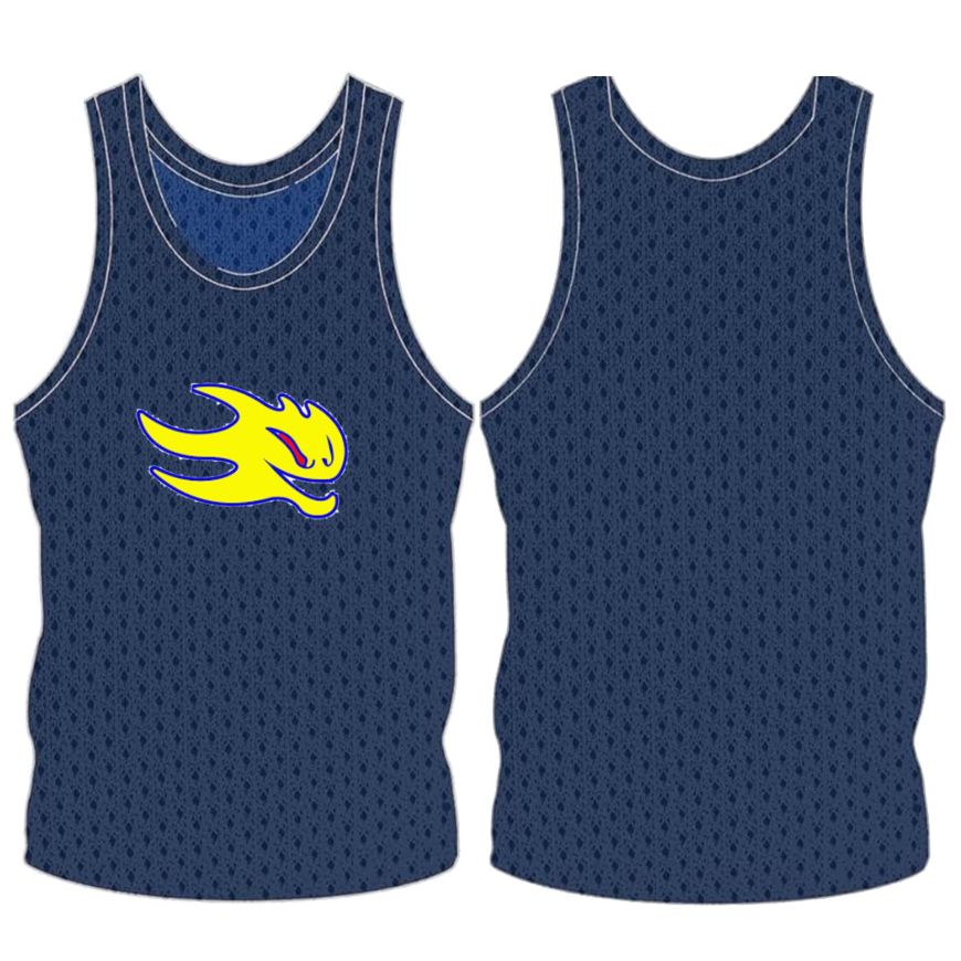 Picture of Sleeveless Training Vest (Pennies) with Your Logo at Center Chest. Style N905-02. Custom Made.