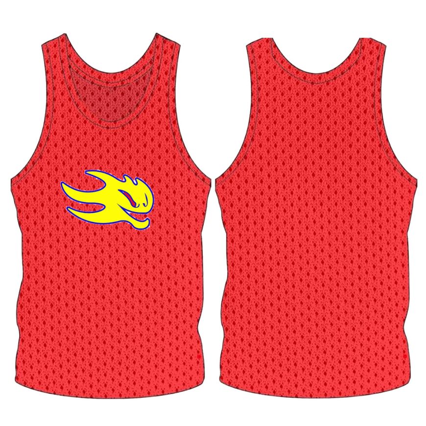 Picture of Sleeveless Training Vest (Pennies) with Your Logo at Center Chest. Style N905-02. Custom Made.