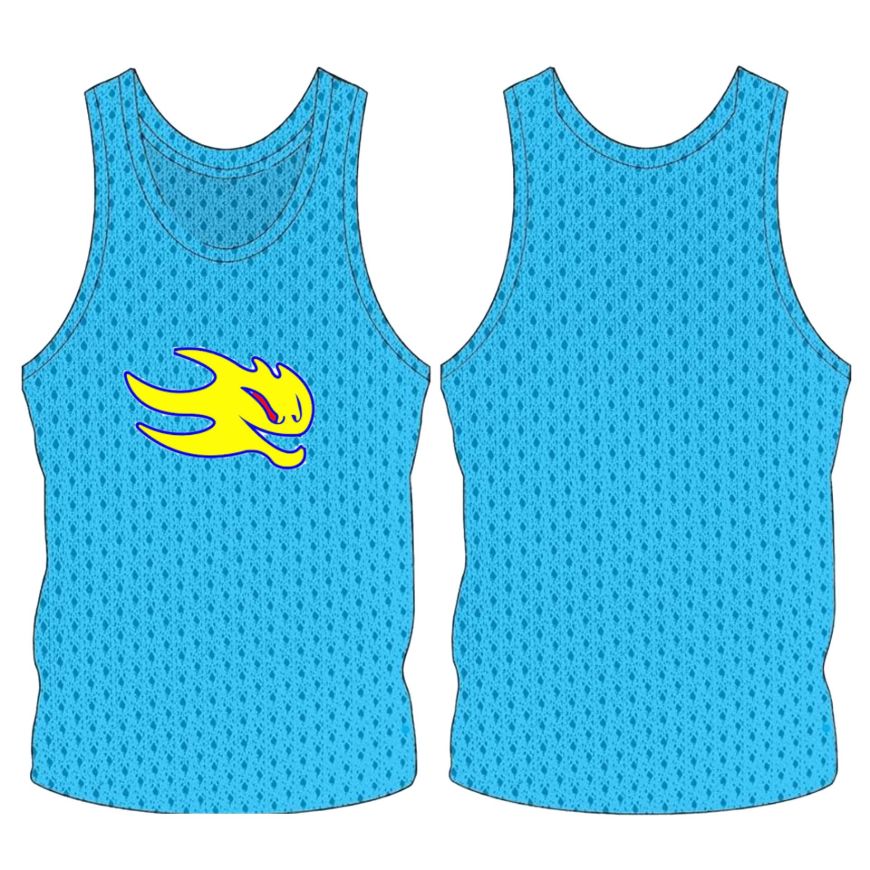 Picture of Sleeveless Training Vest (Pennies) with Your Logo at Center Chest. Style N905-02. Custom Made.